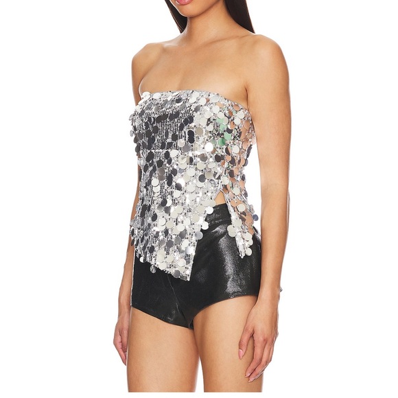 brand new with tags superdown sparkly sequin top - Picture 1 of 4